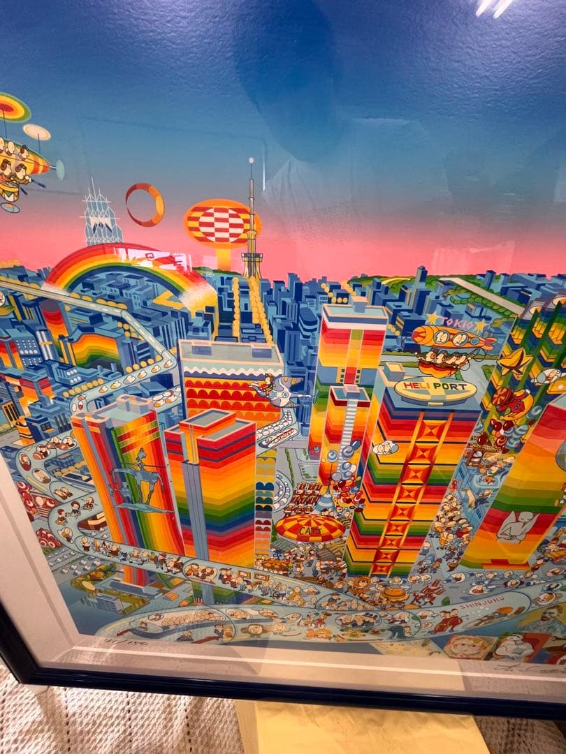 送料込み！激レア巨大アート　杉村篤　メトロポリス新宿　横尾忠則　貴重芸術