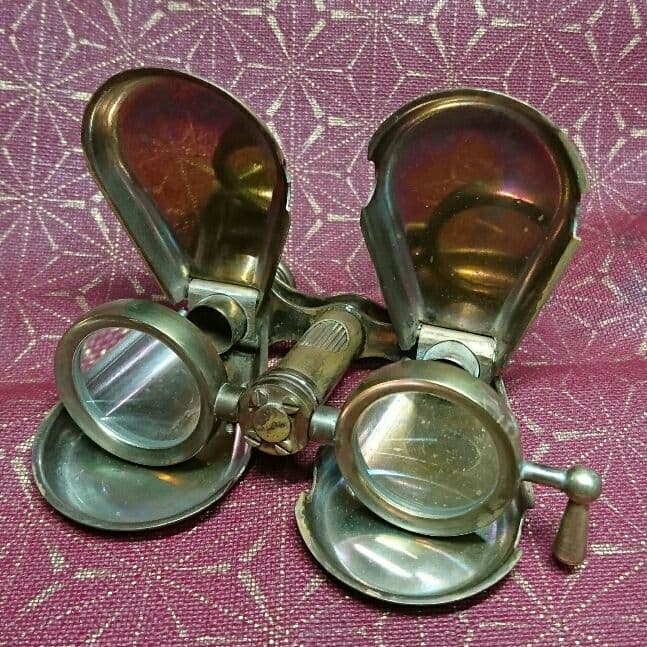 アンティーク 双眼鏡 折り畳み式