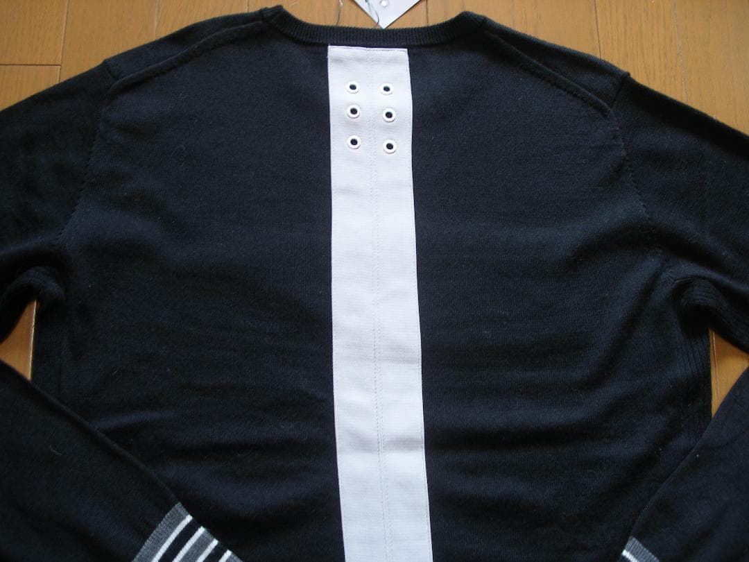 ラッセルノ FLAG LOGO KNIT SWEATER サイズ4 BLK 新品