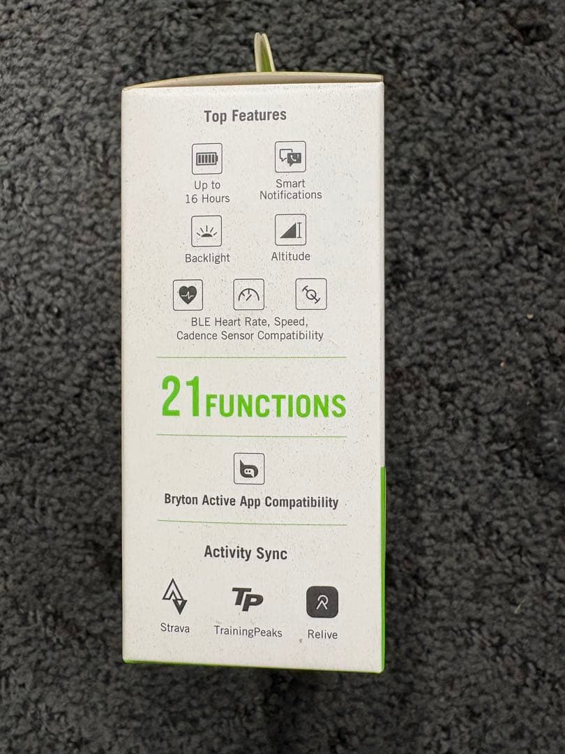 Bryton Rider 15 neo 本体　ケイデンスセンサー付属