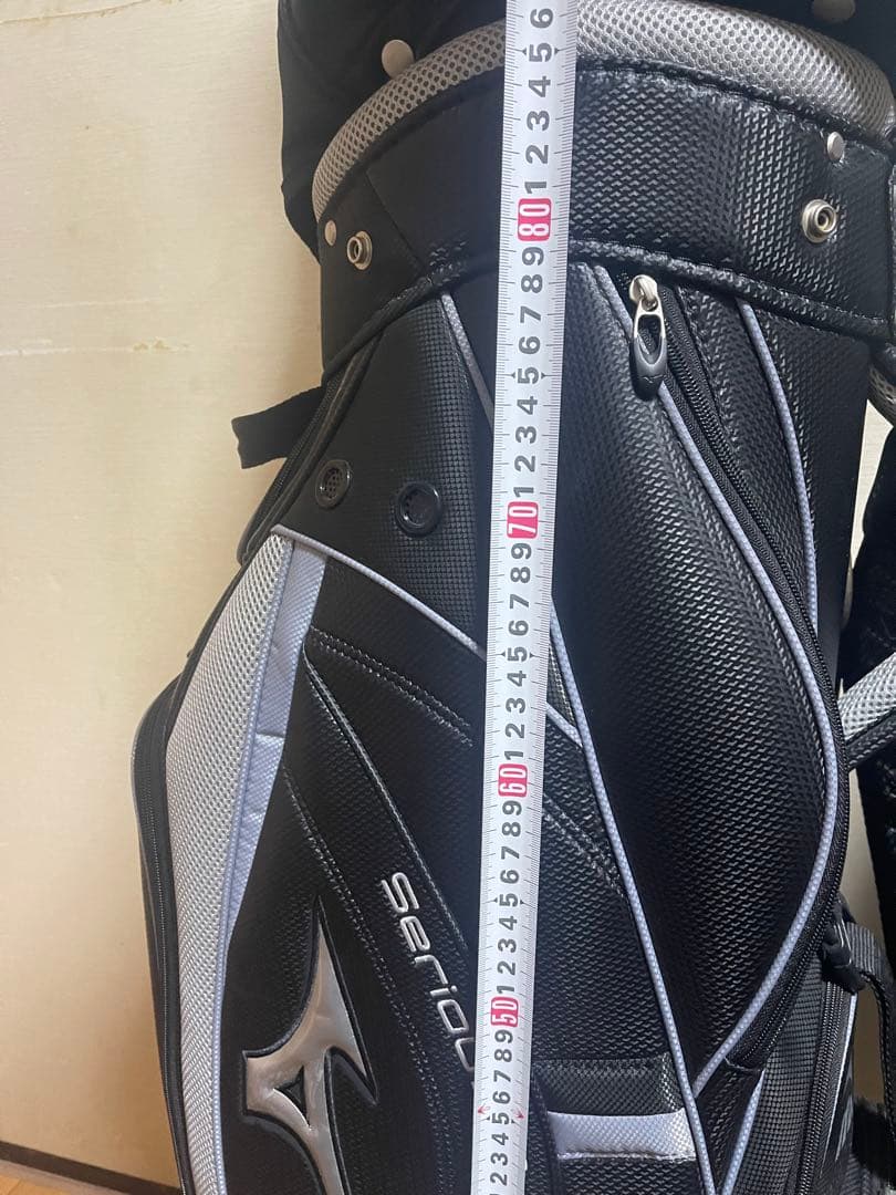 Mizuno キャディバッグ 黒/白