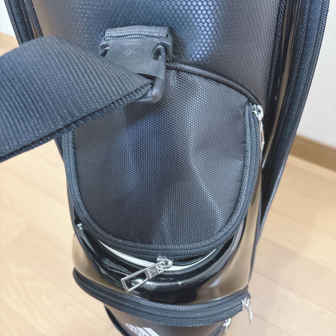 K384 美品！adidas キャディバック ブラック 軽量