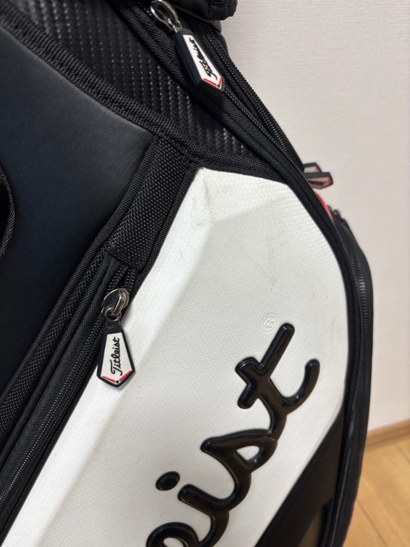 ⭐︎美品⭐︎Titleist タイトリスト　キャディバッグ 黒赤
