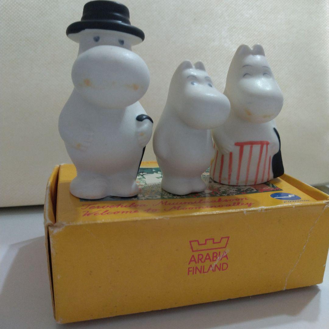 ムーミンアラビアフィギュア３体セット