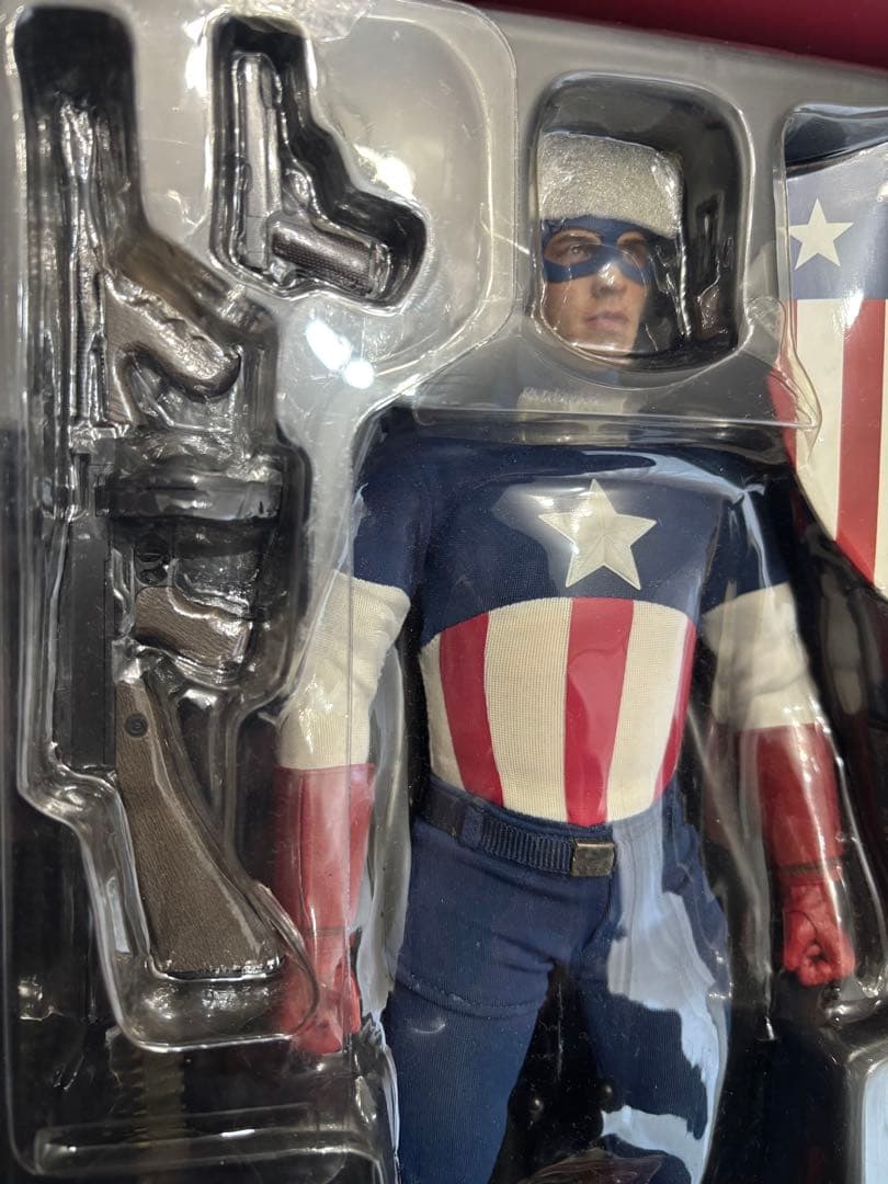 ホットトイズ キャプテンアメリカ アーミー・マスコット版　ムービーマスターピース