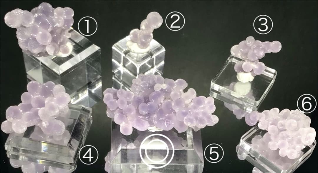 レアカラー　ドゥルージー　グレープアゲート　グレープカルセドニー