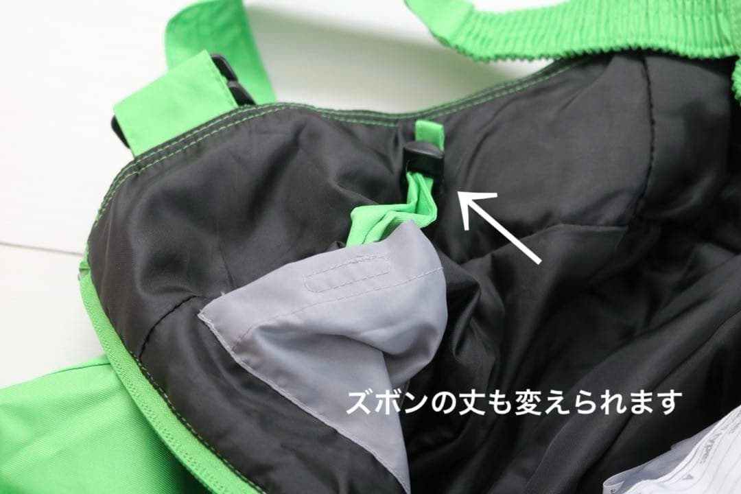 100㎝ Phenix スキーウェア 子ども用 黒と緑