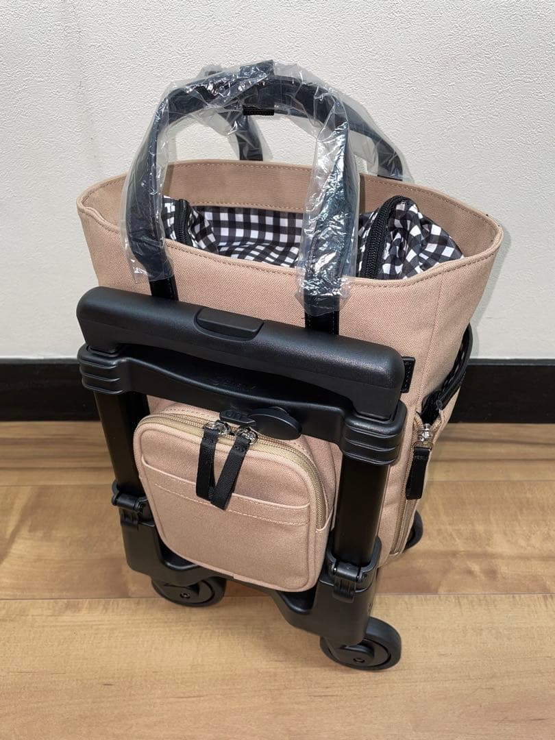 ◆未使用品◆ スワニーキャリーバッグ D-619 ブトーノ TS18 ベージュ色