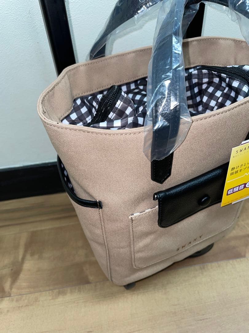 ◆未使用品◆ スワニーキャリーバッグ D-619 ブトーノ TS18 ベージュ色