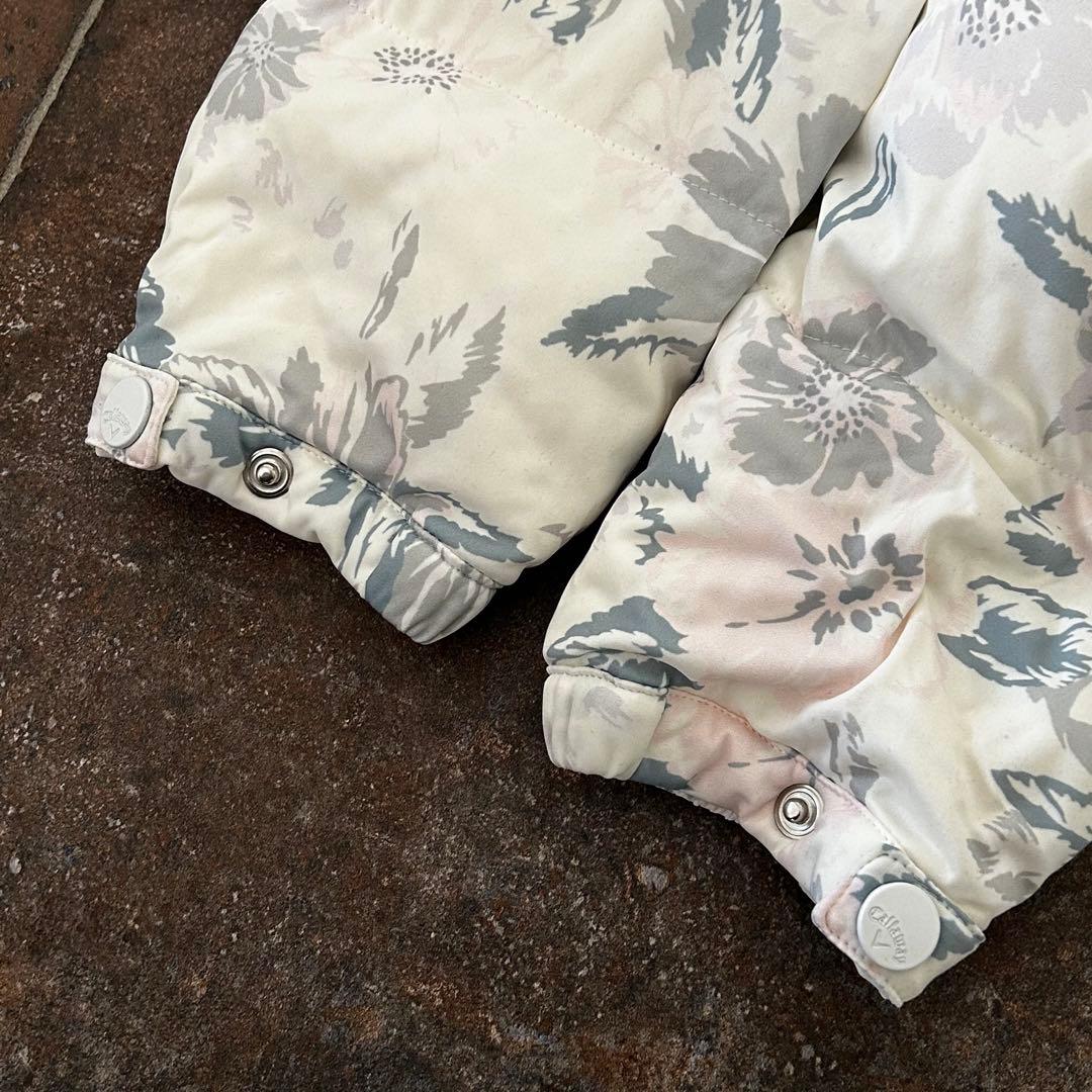 Callaway花柄　セットアップ　ダウン　スカート 総柄　上下セット