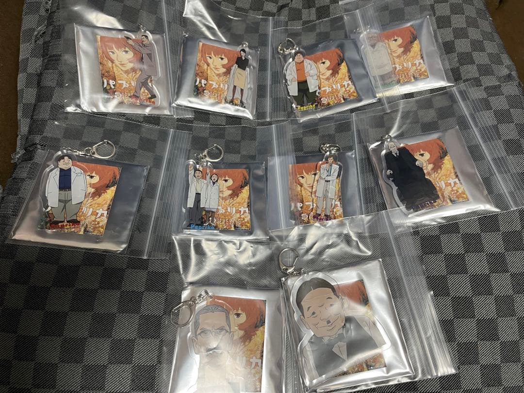 今敏　パプリカ　クリアスタンドキーホルダー　10点セット　3