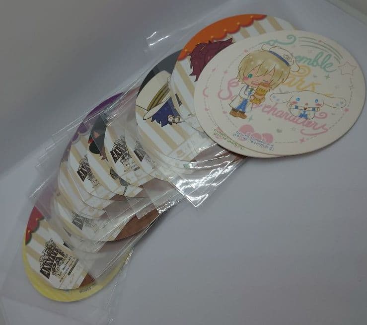 あんスタ　ALKALOID×docomo B賞缶バッジセット&他グッズまとめ売り