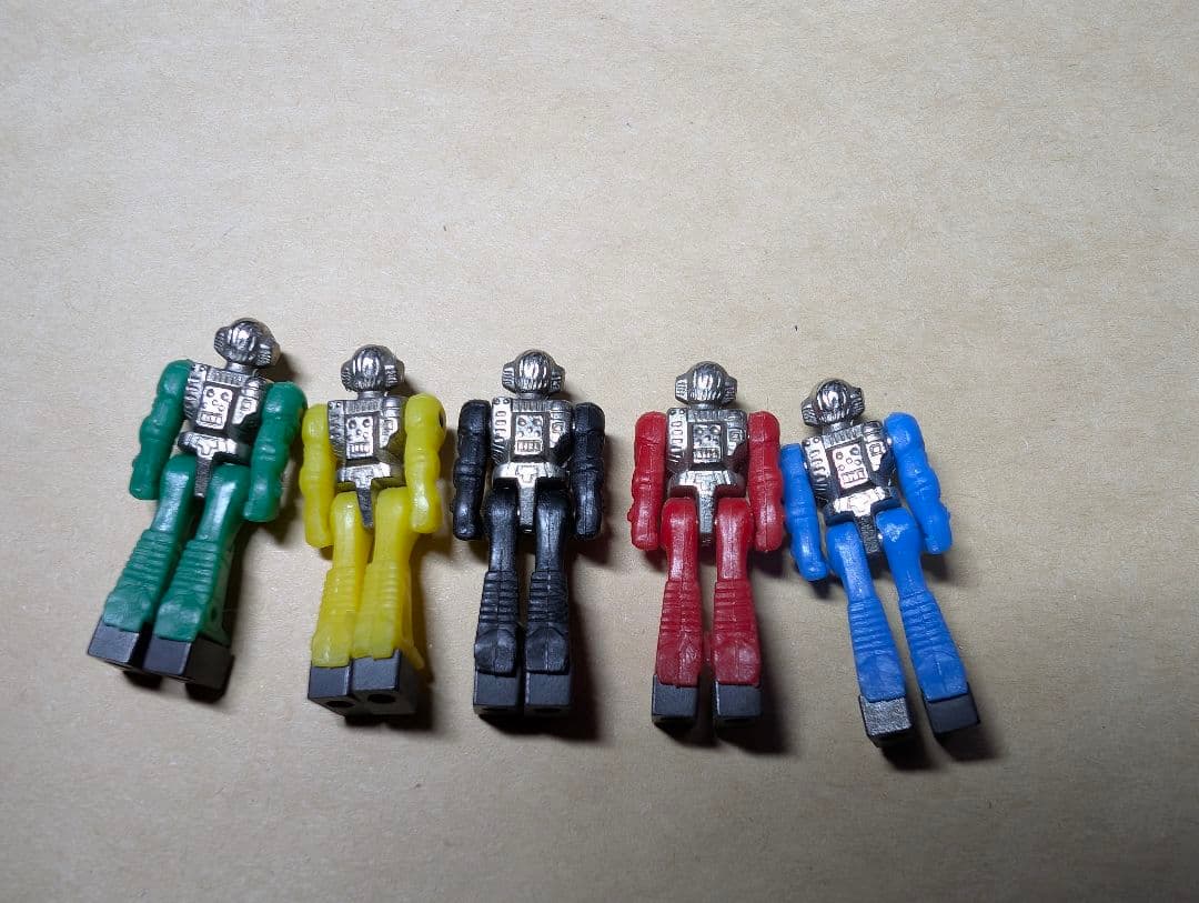 当時物 ダイアクロン隊員5体セット タカラ玩具 戦隊 超合金 ビンテージ　レトロ