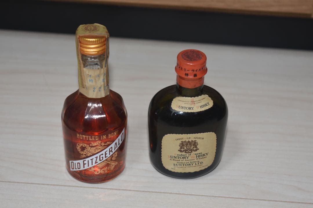 OLD FITZGERALD ミニボトル & ユニオン 丸型ボトル ウイスキー