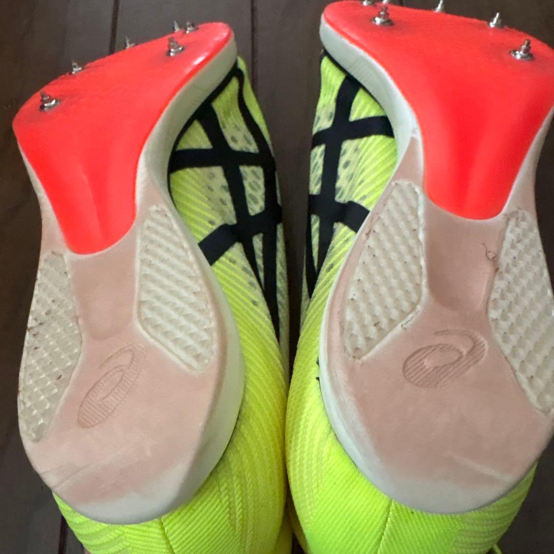 ASICS COSMORACER MD スパイクシューズ イエロー24.0