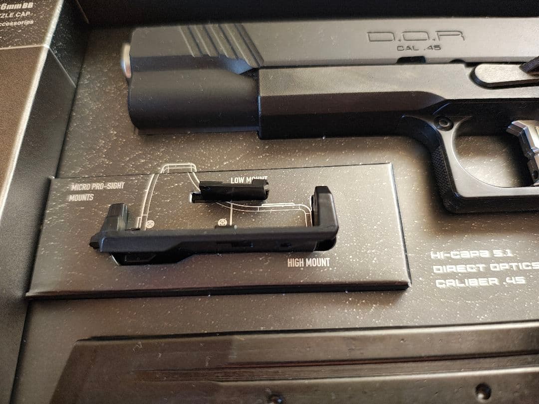 値下【新品同様】東京マルイ ハイキャパ D.O.R ガスブローバック スタンド付