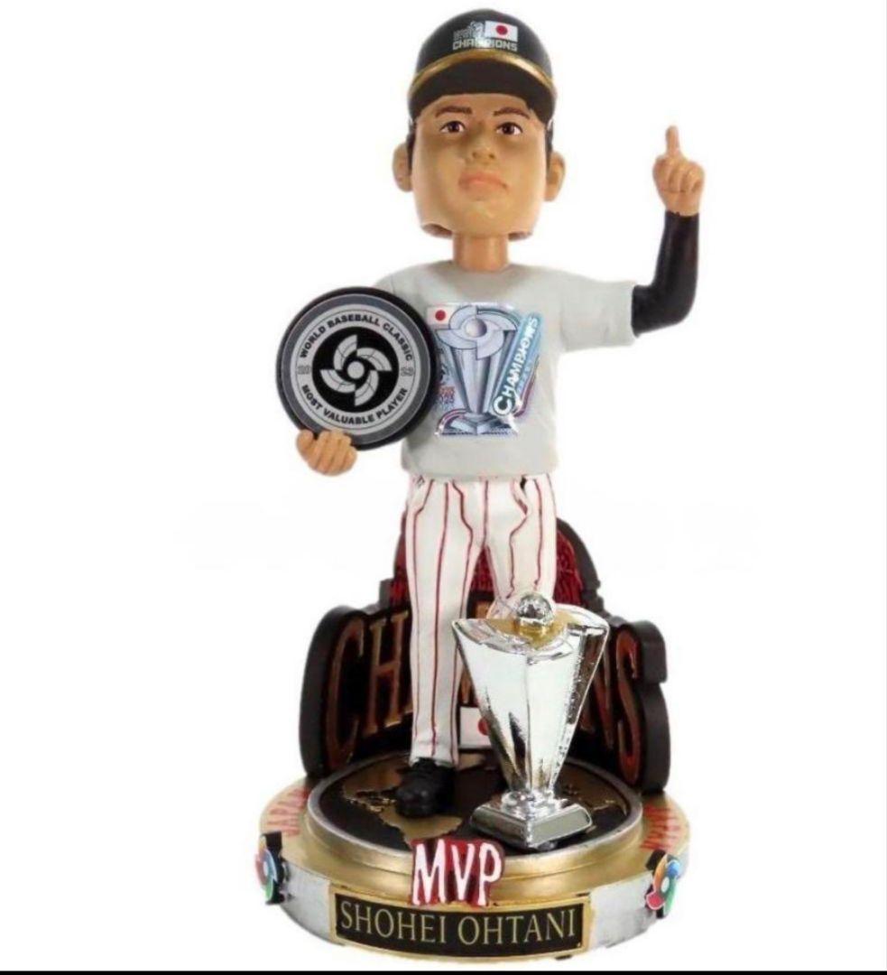 大谷翔平【123個限定】ボブルヘッド WBC 優勝トロフィー MVP盾
