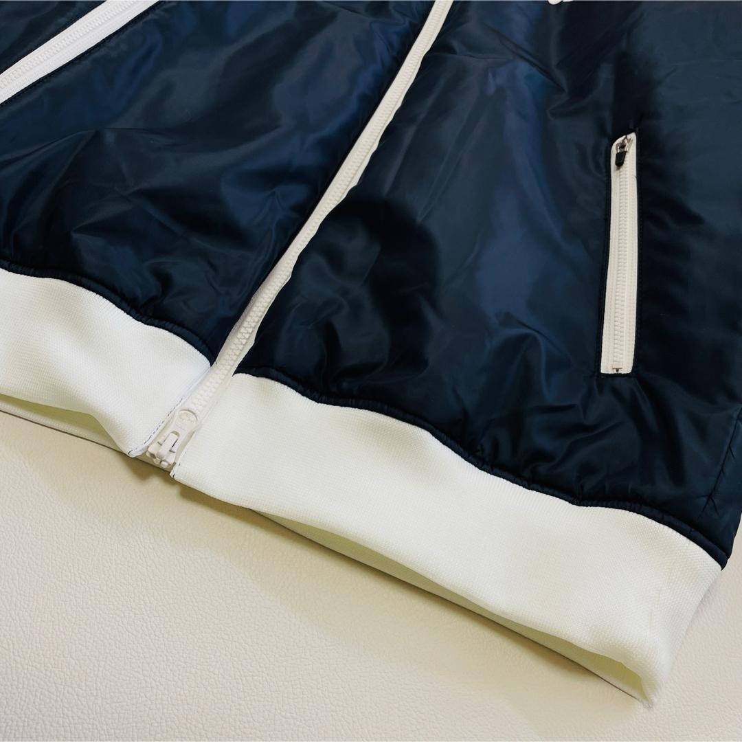 6638 ラフアンドスウェル　ジップアップジャケット　蓄熱　ロゴプリント