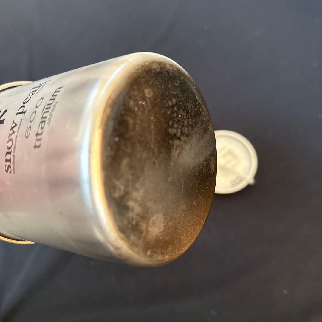  peak チタン マグカップ 600ml 蓋付き