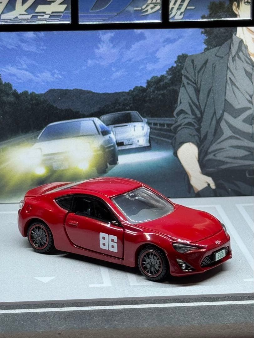 頭文字Dガレージディスプレイケースとトミカ5車セット