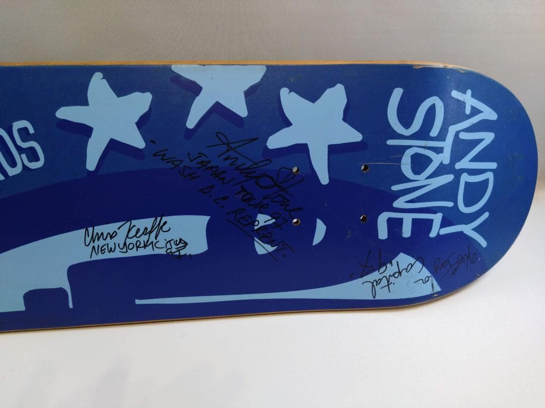 Capital スケートボード Andy Stone ライダーサイン 1997年