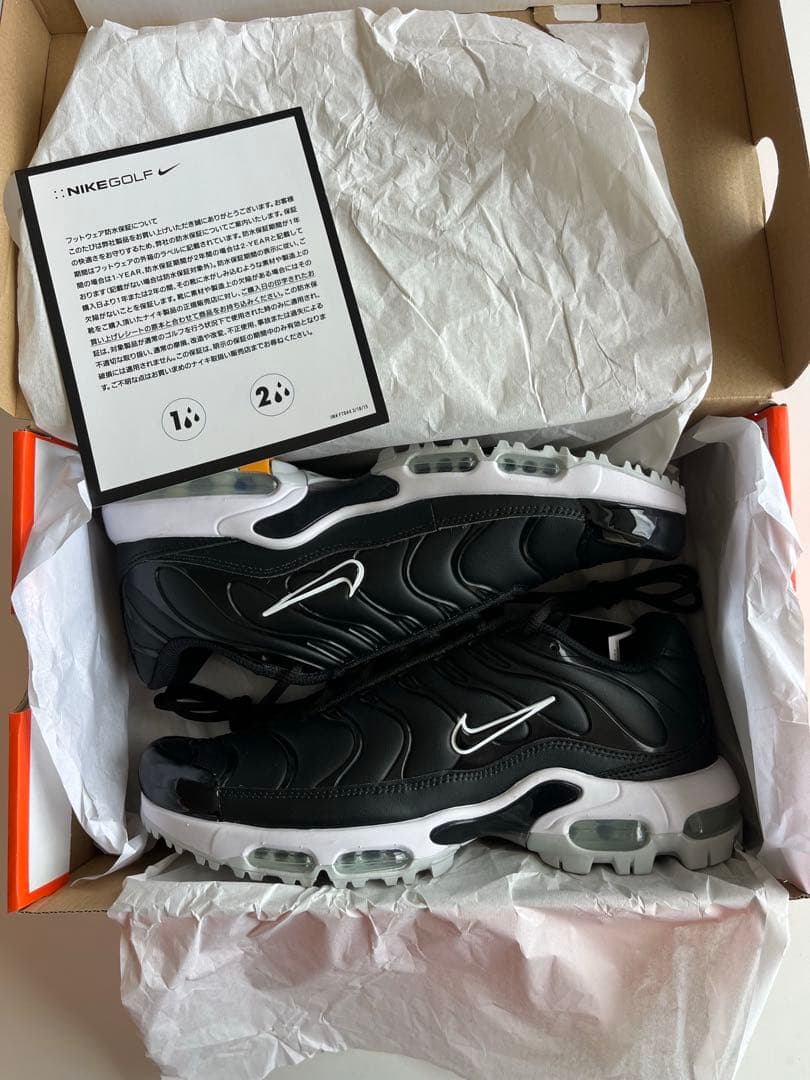26cm 新品　NIKE AIR MAX PLUS GOLF ゴルフシューズ