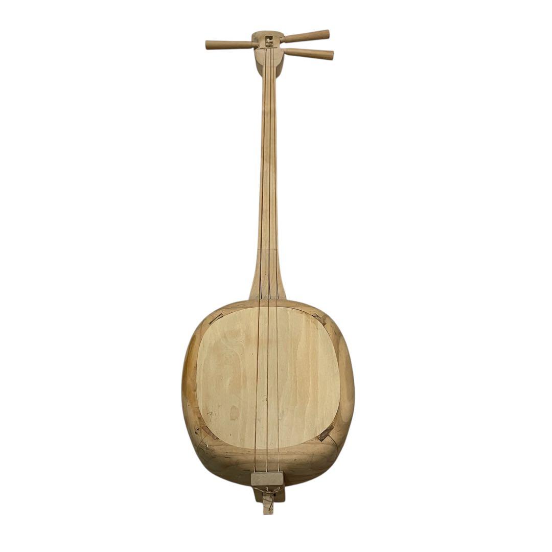 【超希少品】ナチュラルウッド　三線　木製ボディDIY・練習用・インテリアにも