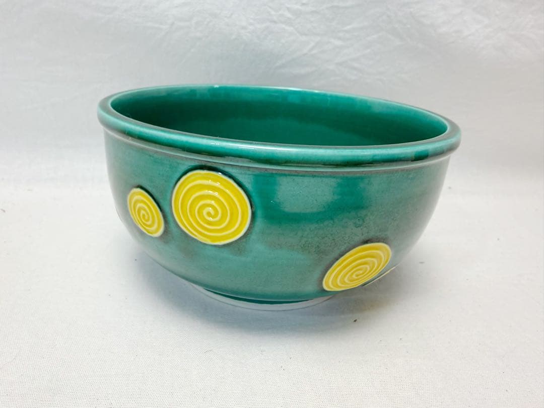 ほぼ未使用 茶道具 平安 祥堂造 青交趾渦文 台子 皆具 淡々斉好写 陶印 共箱