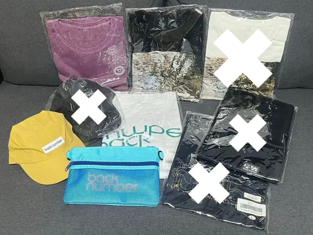 back number グッズ5点（まとめ売り・バラ売り可）