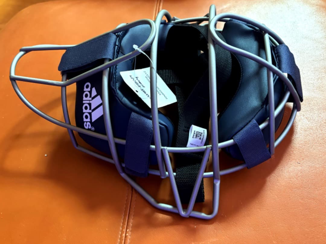 新品USA限定発売最高級☆adidasProキャッチャープロテクター＋レガース紺