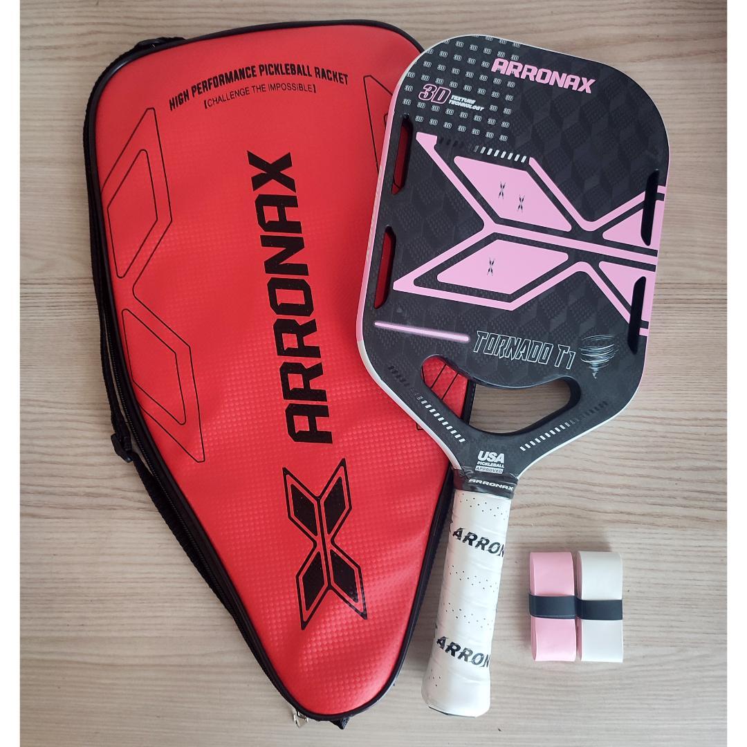 USAP承認 ARRONAX ピックルボールパドル 3Kカーボン T1 ピンク