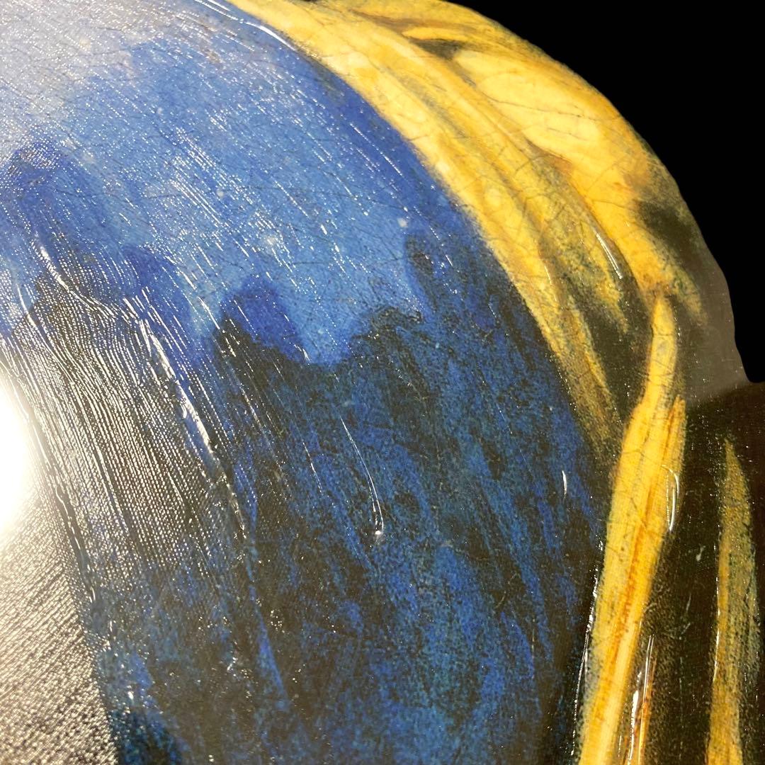 【立体複製画】フェルメール 『真珠の耳飾りの少女』 額付き