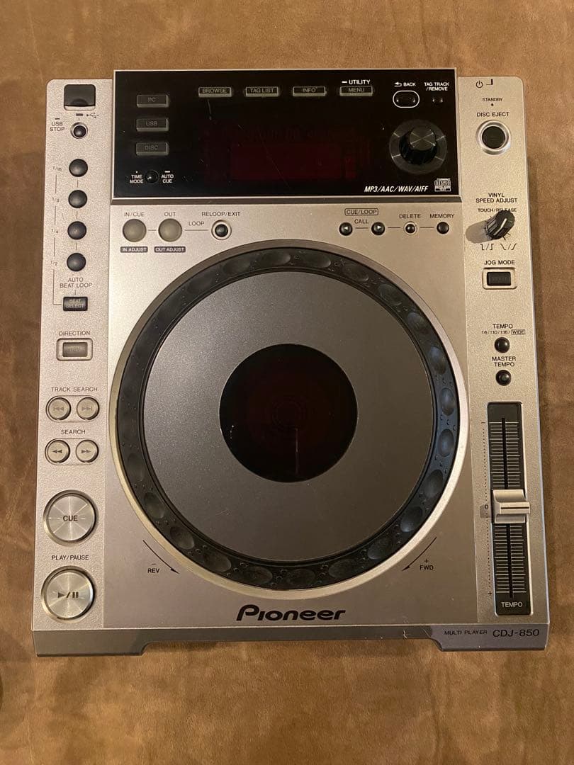 Pioneer CDJ-850 CDJ/DJコントローラー シルバー　動作確認済