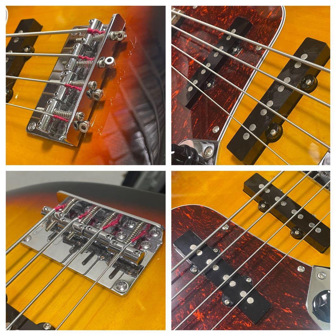 【14-16日発送不可】Legend ジャズベース レフティー サンバースト