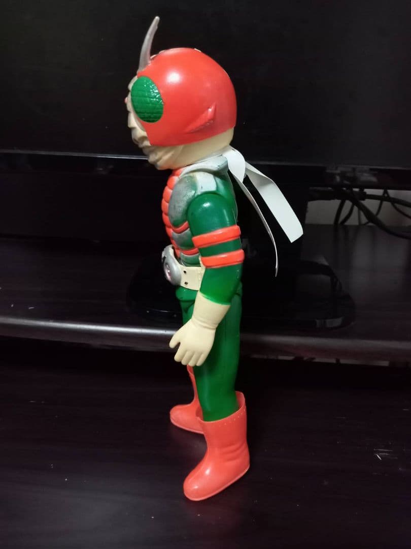 旧バンダイ 仮面ライダーV3 面取れ スタンダード ソフビ 当時物