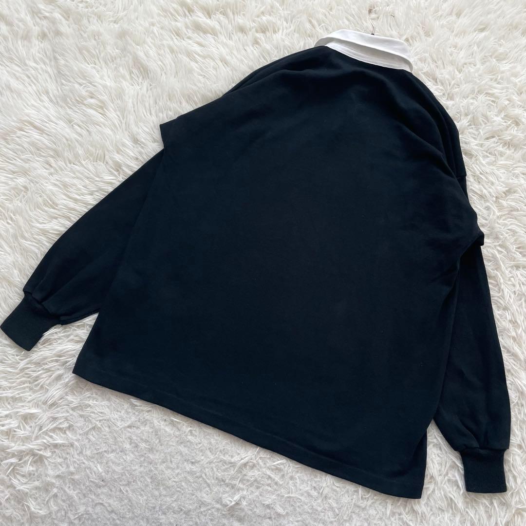 CANTERBURY 90s スタインラガー　長袖　ポロシャツ　オールブラックス