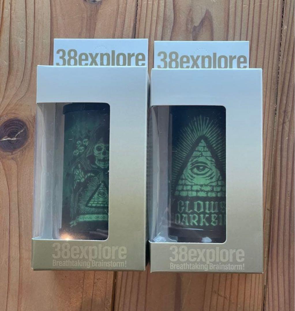 grindlodge グラインドロッヂ　38灯 グロー　蓄光　2個セット