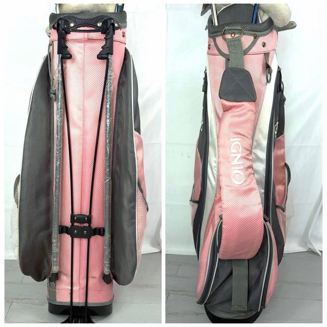 本格派 レディースゴルフクラブ 8本 ゴルフセット 初心者向 ダンロップ お試し