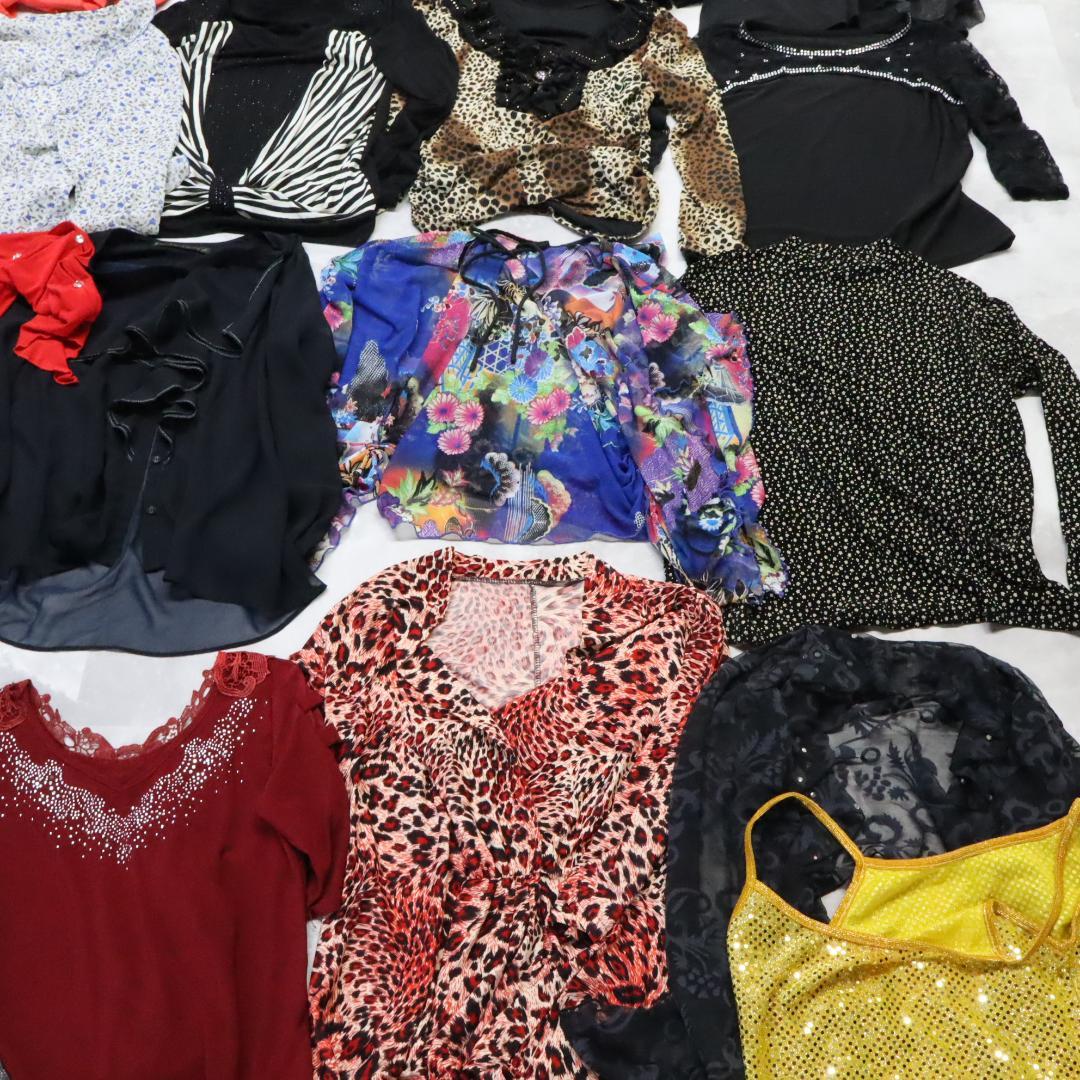 美品 社交ダンス 衣装 レッスン着 30着 まとめ売り ブラウス トップス
