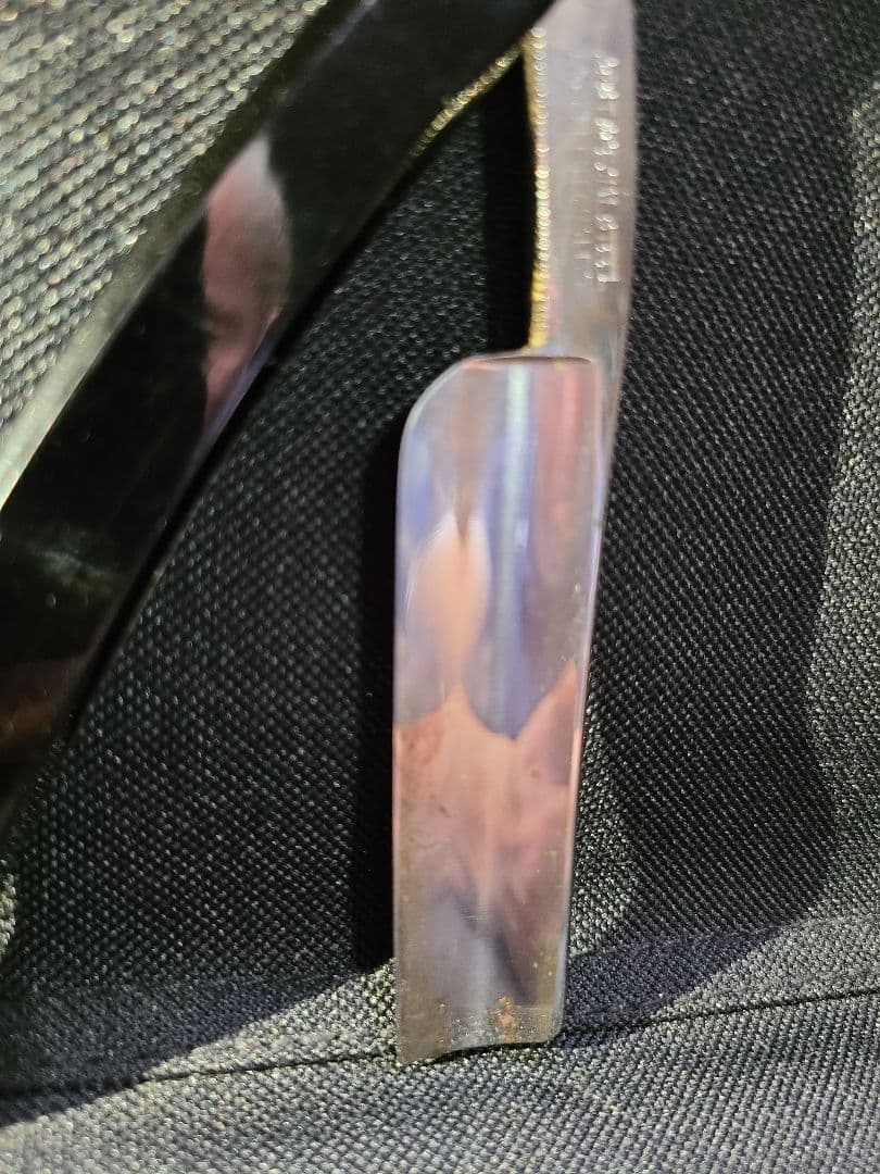 プロ理容師用剃刀　旧型　アンティーク