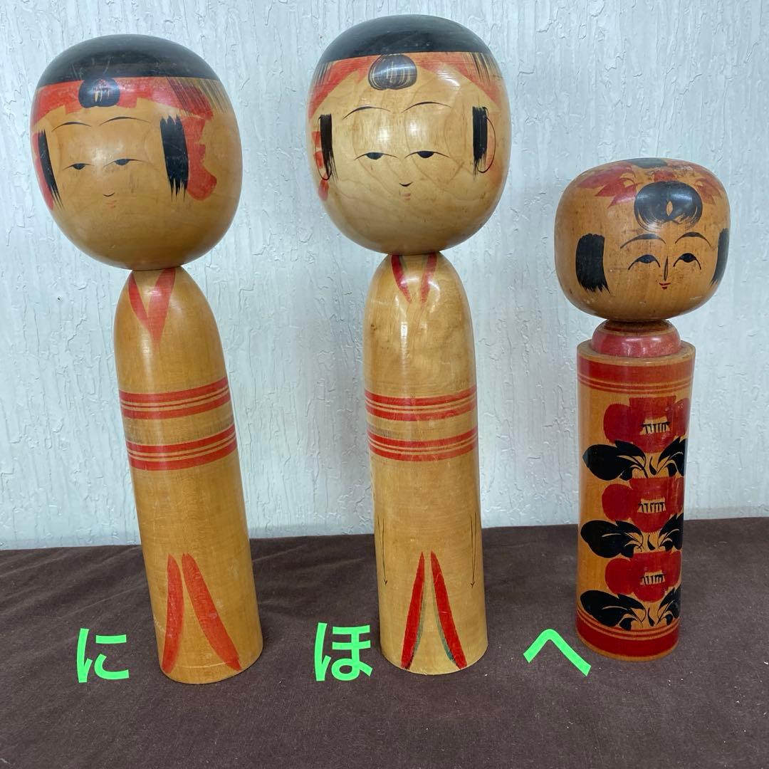 昭和レトロ日本の伝統こけし人形 8体セット