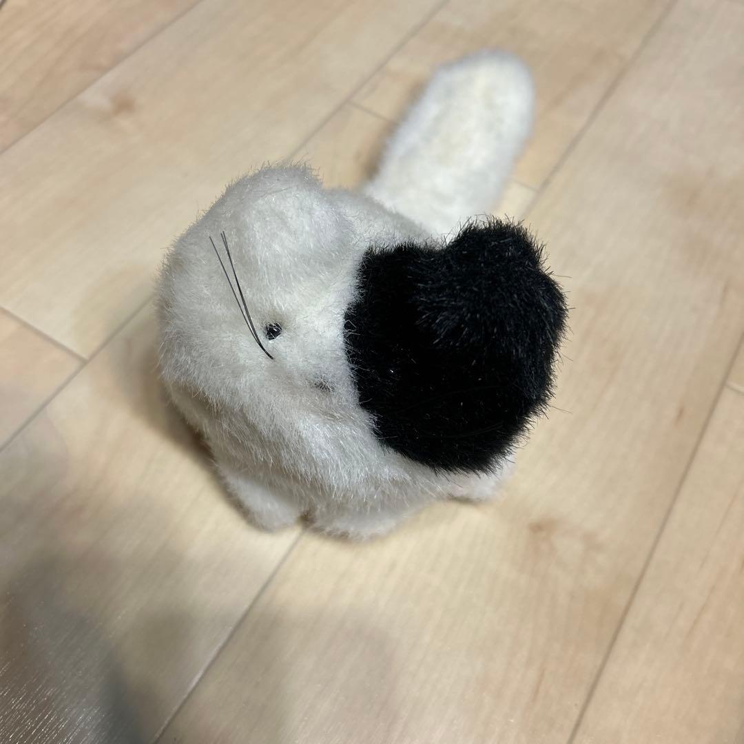 可愛い　白　黒　セキグチ　猫　ぬいぐるみ　レトロ　希少　昭和レトロ