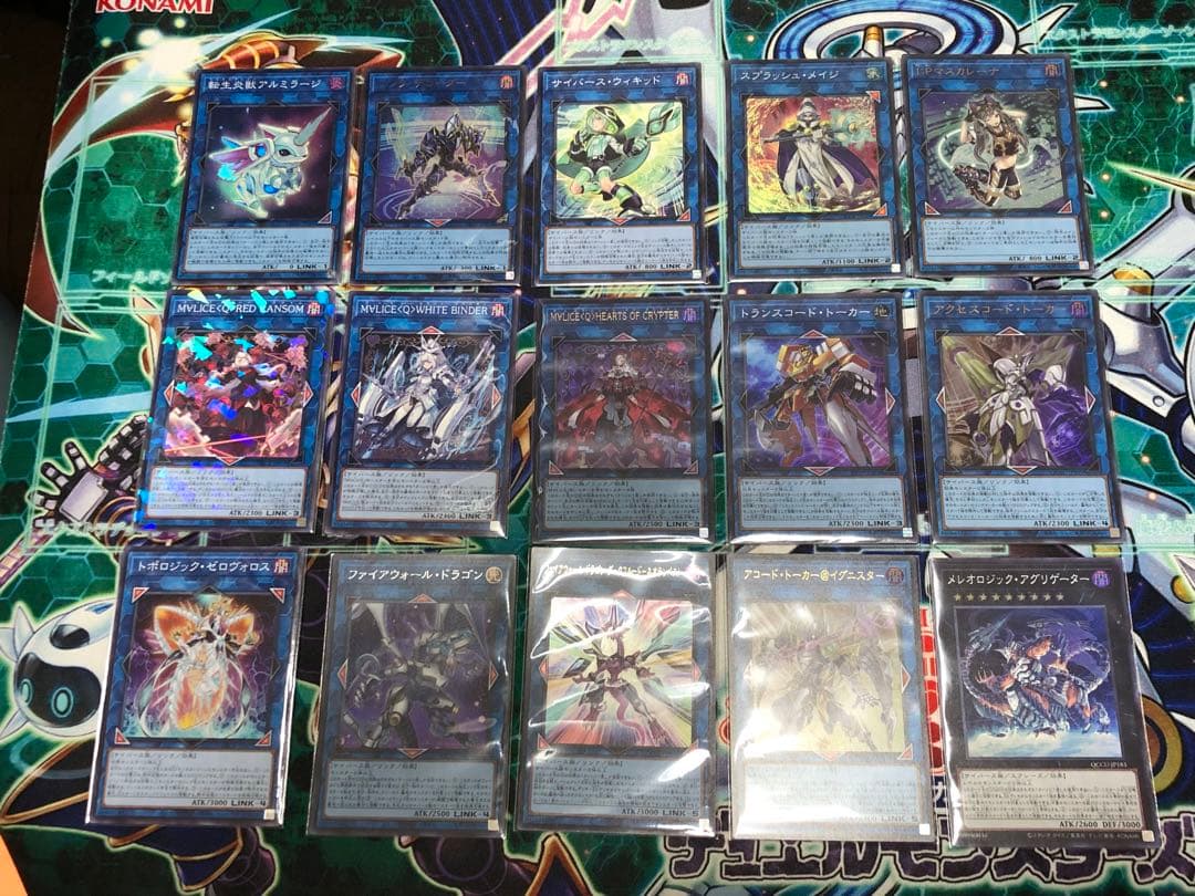 遊戯王　Ｍ∀ＬＩＣＥ　マリス　デッキ　　パーツ　スリーブ付き