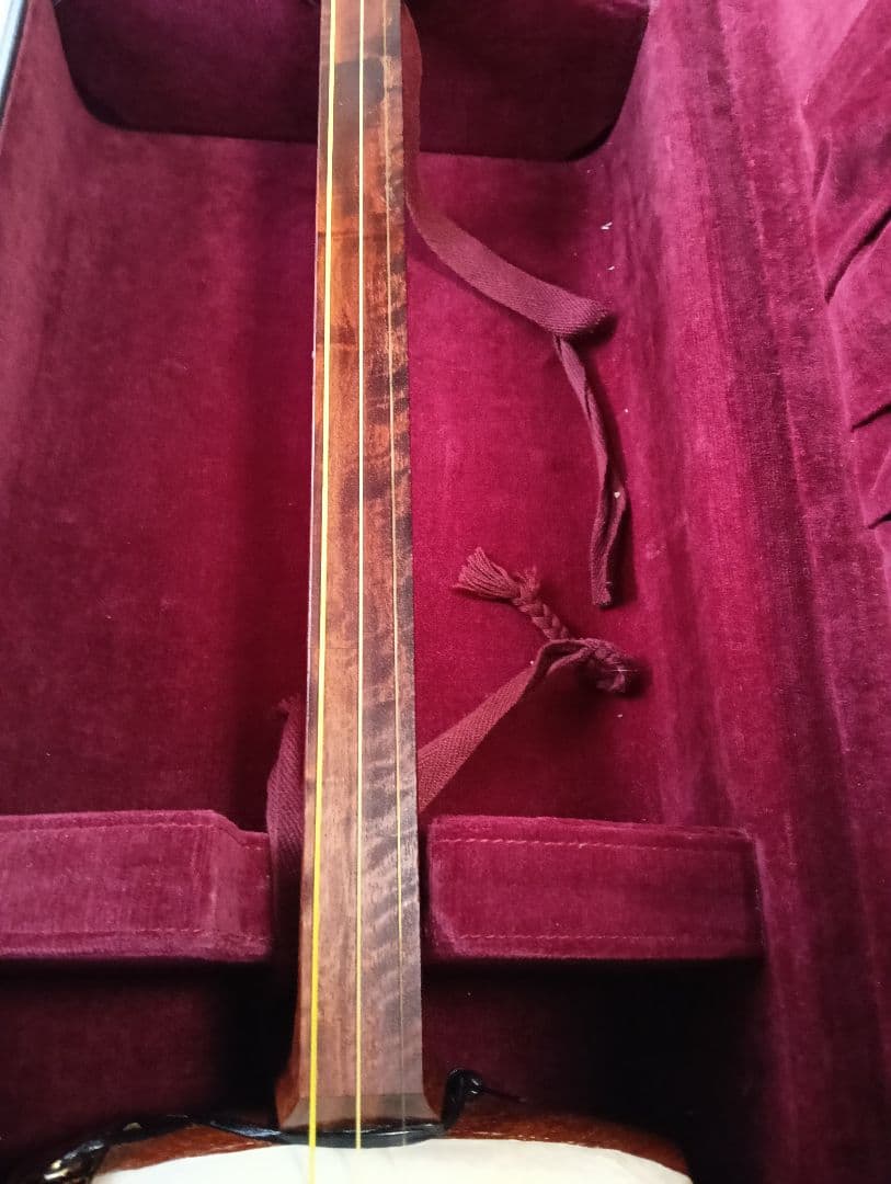 トチ花梨　津軽三味線　丸内胴