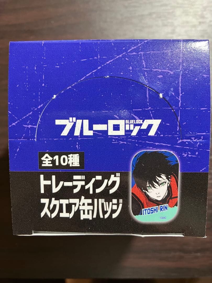 ブルーロック　スクエア缶バッジ　1箱　BOX 原作　新品未開封
