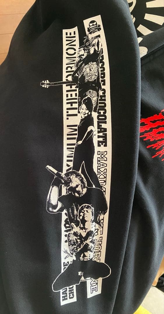 【美品】ハードコアチョコレート×マキシマム ザ ホルモン ジップパーカー XL