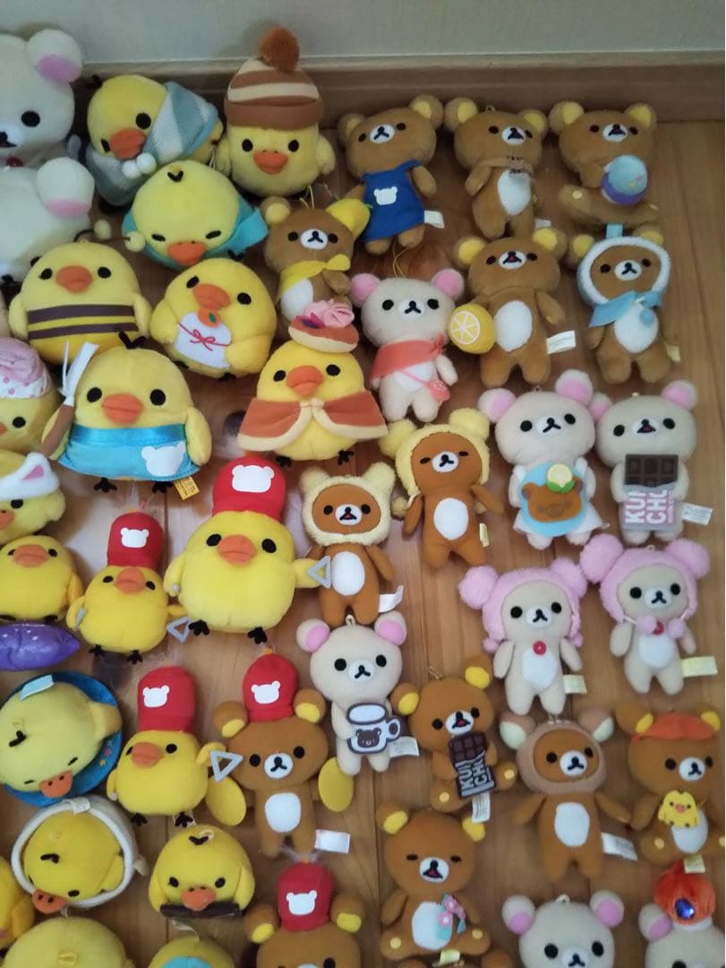【rakutao公式アカウント01】 リラックマ ぬいぐるみセット110点
