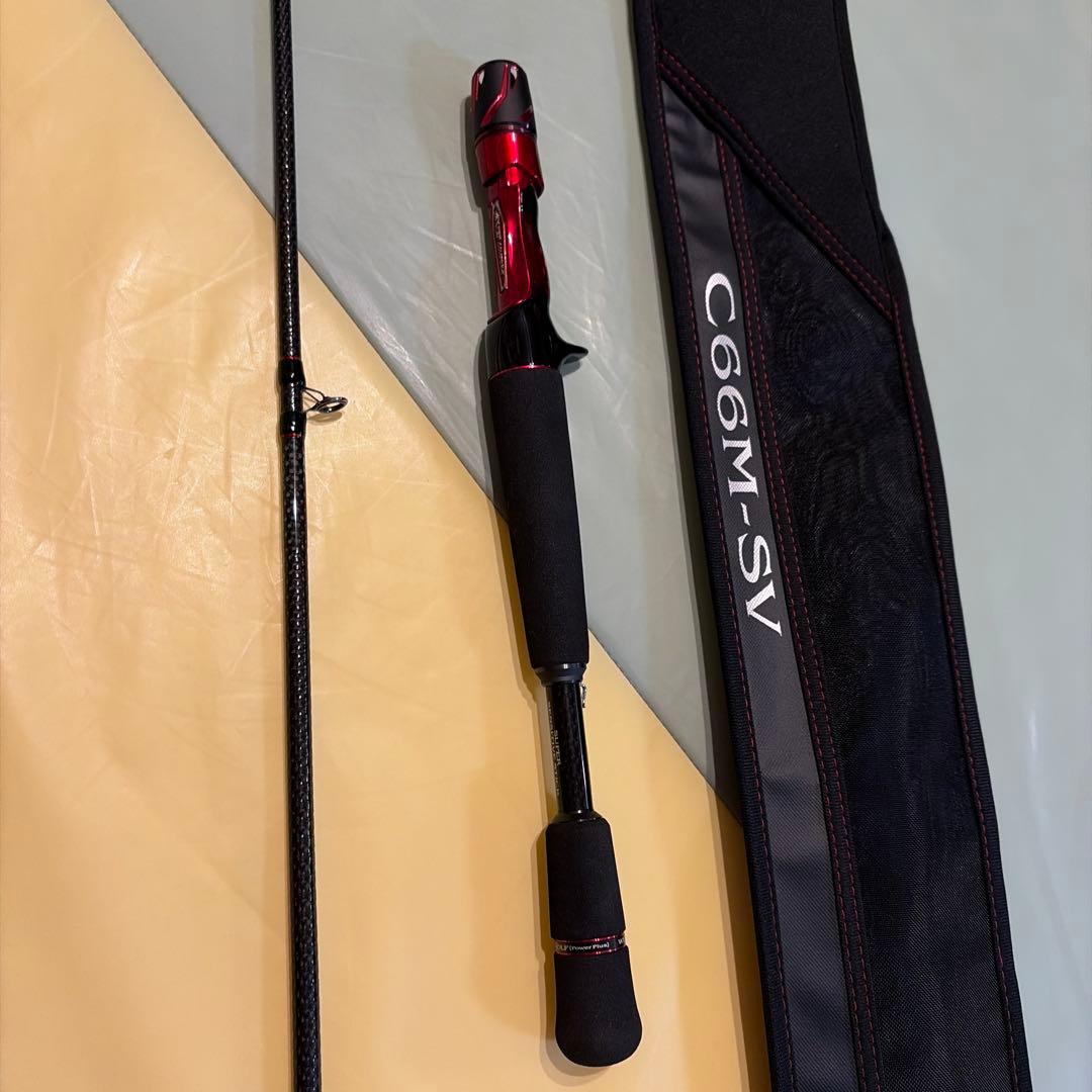 WEREWOLF C66M-SV バスロッド。値下げしました。