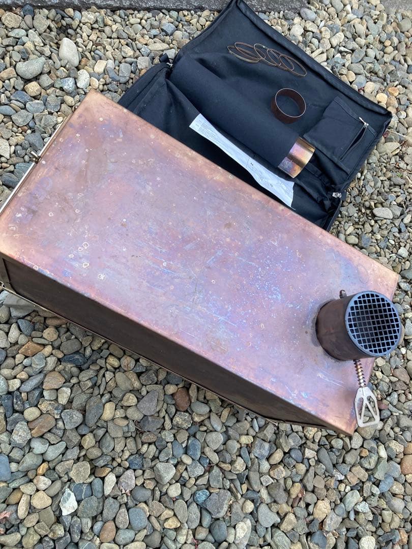 3F UL GEAR 軽量 折りたたみ 薪ストーブ ガラス扉付き 持ち出し楽