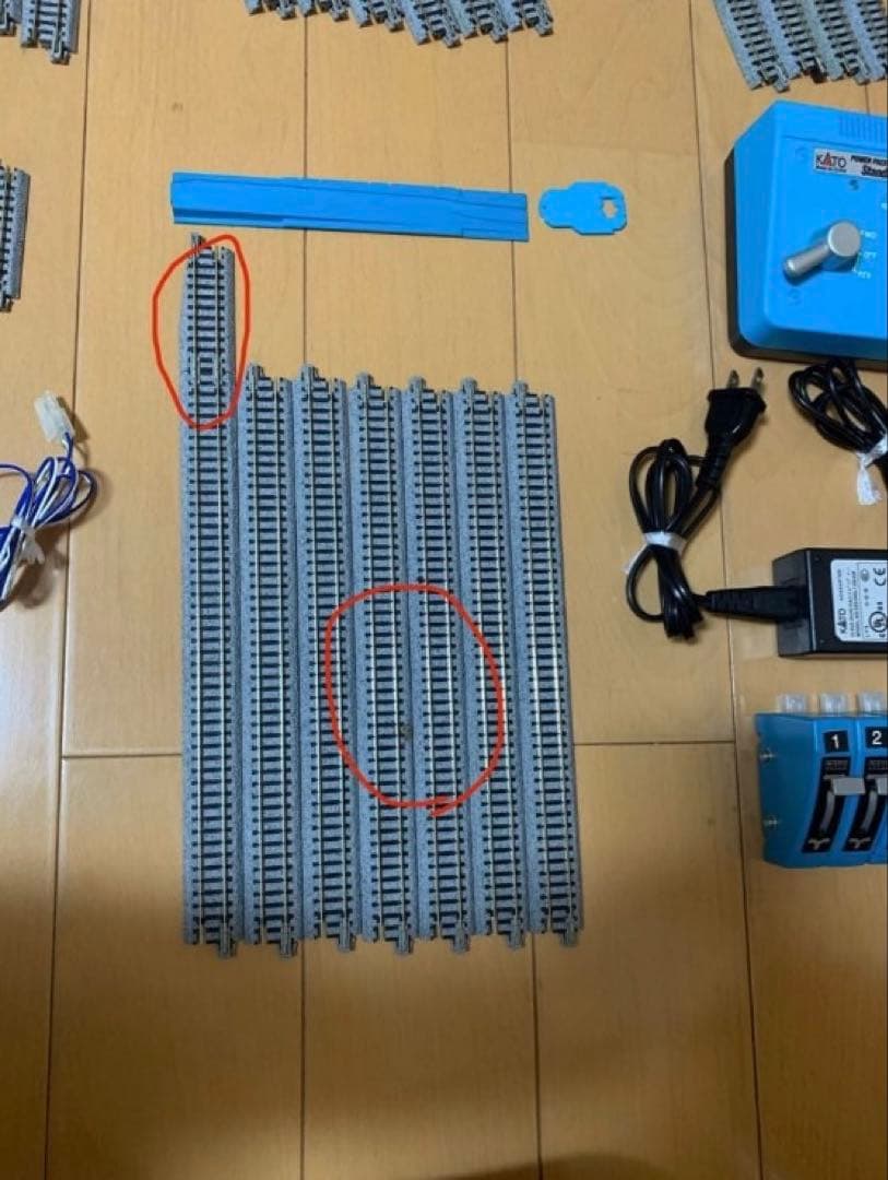 ジャンク品　KATO 直線線路　パワーパックスタンダードSX 等